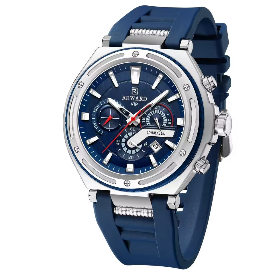 Luxury  Chronograph Watch For Men With Box Perfect For Gift